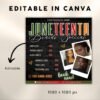 Juneteenth Sale Flyer Juneteenth Booking Flyer Hair Flyer - Image 3
