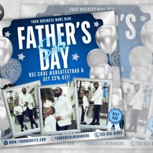 Father's Day Sale Flyer Father's Day Invitation Flyer