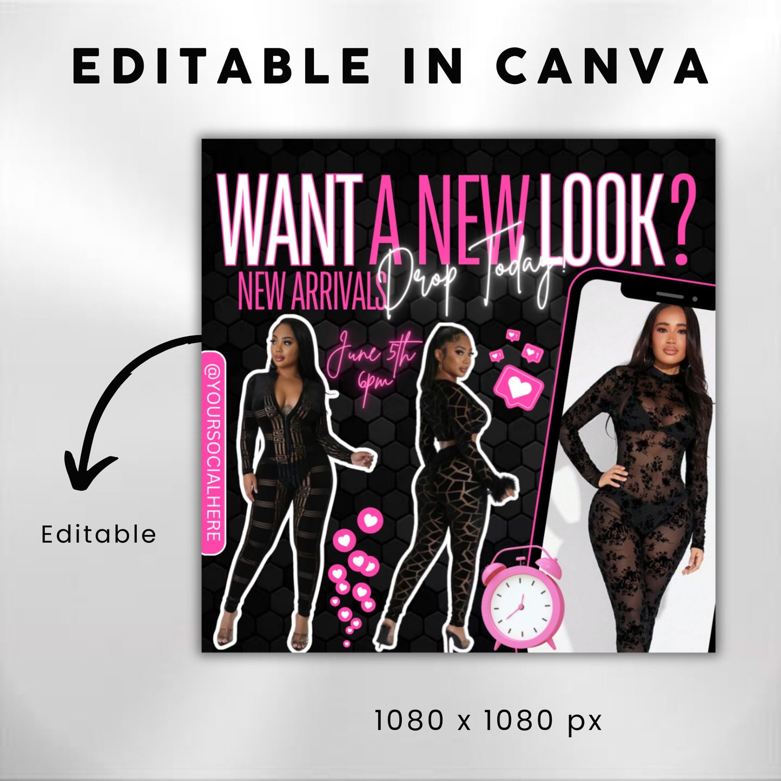 New Arrivals Flyer Clothing Flyer Boutique Sale Flyer - Image 3