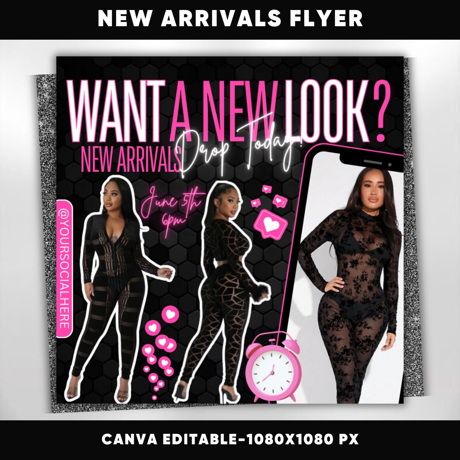 New Arrivals Flyer Clothing Flyer Boutique Sale Flyer