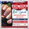 4th of July Flyer 4th of July Nails