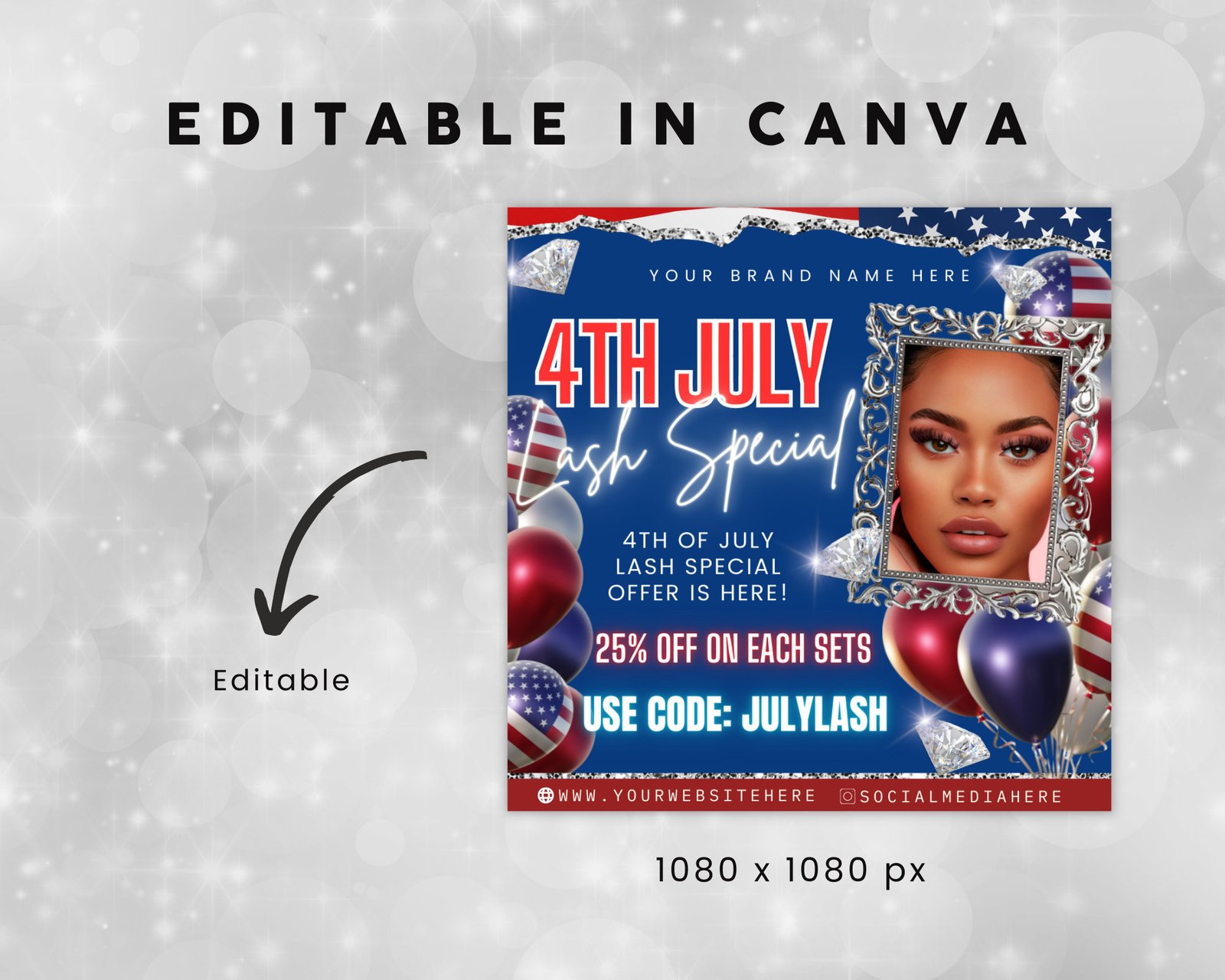 4th of July Flyer 4th of July Lash - Image 3