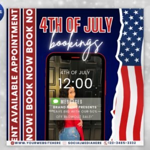 4th of July Flyer 4th of July Booking