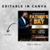 Father's Day Party Flyer Father's Day Invitation Flyer - Image 4