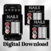 Nails Tech Price List Flyers Nail Stylist Beauty - Image 2