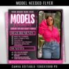 Models Wanted Flyer Beauty Models Needed Flyer Wanted
