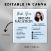 Travel Agent Flyer Template Travel Agent Content Girls - Image 3