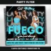 Party Flyer Template Summer Flyer Latin Flyer Design