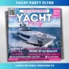 Yacht Party Flyer Summer Party Flyer Summer Beach
