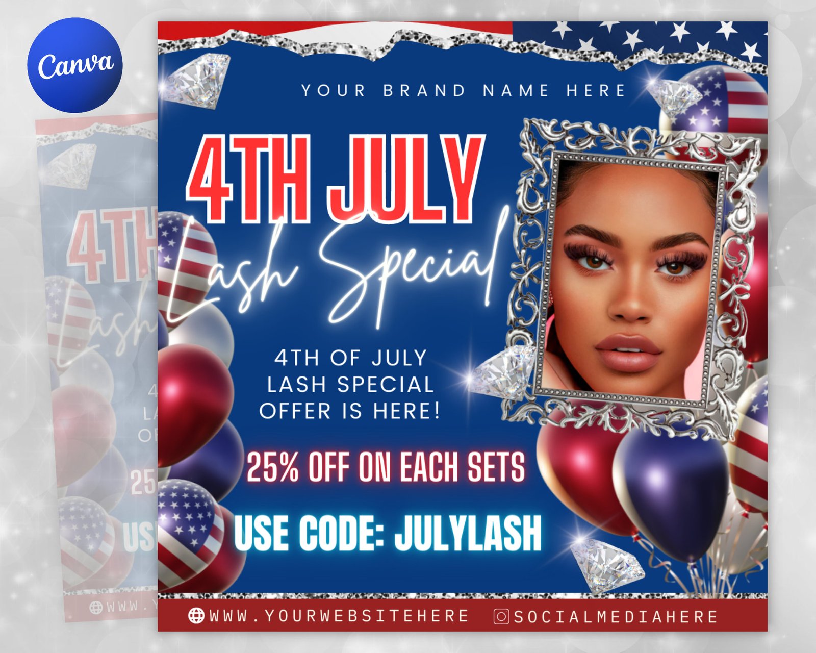 4th of July Flyer 4th of July Lash