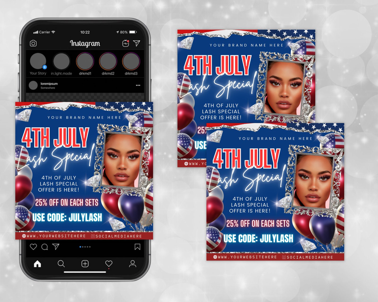 4th of July Flyer 4th of July Lash - Image 2