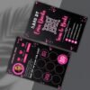 Loyalty Business Card Loyalty Cards For Lash Customer - Image 3