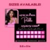 Loyalty Business Card Loyalty Cards For Lash Customer - Image 3