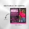 Models Wanted Flyer Beauty Models Needed Flyer Wanted - Image 3