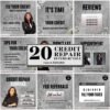 20 Credit Repair Credit Repair Bundle Instagram Templates