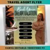 Travel Agent Flyer DIY E-Flyer Template Travel Flyer