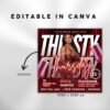 Thirsty Thursday Party Flyer Editable Thursdays Party Flyer - Image 3