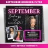 September Booking Flyer Fall Makeup Deals Appointment Flyer
