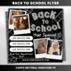 Back to school sale flyer back to school