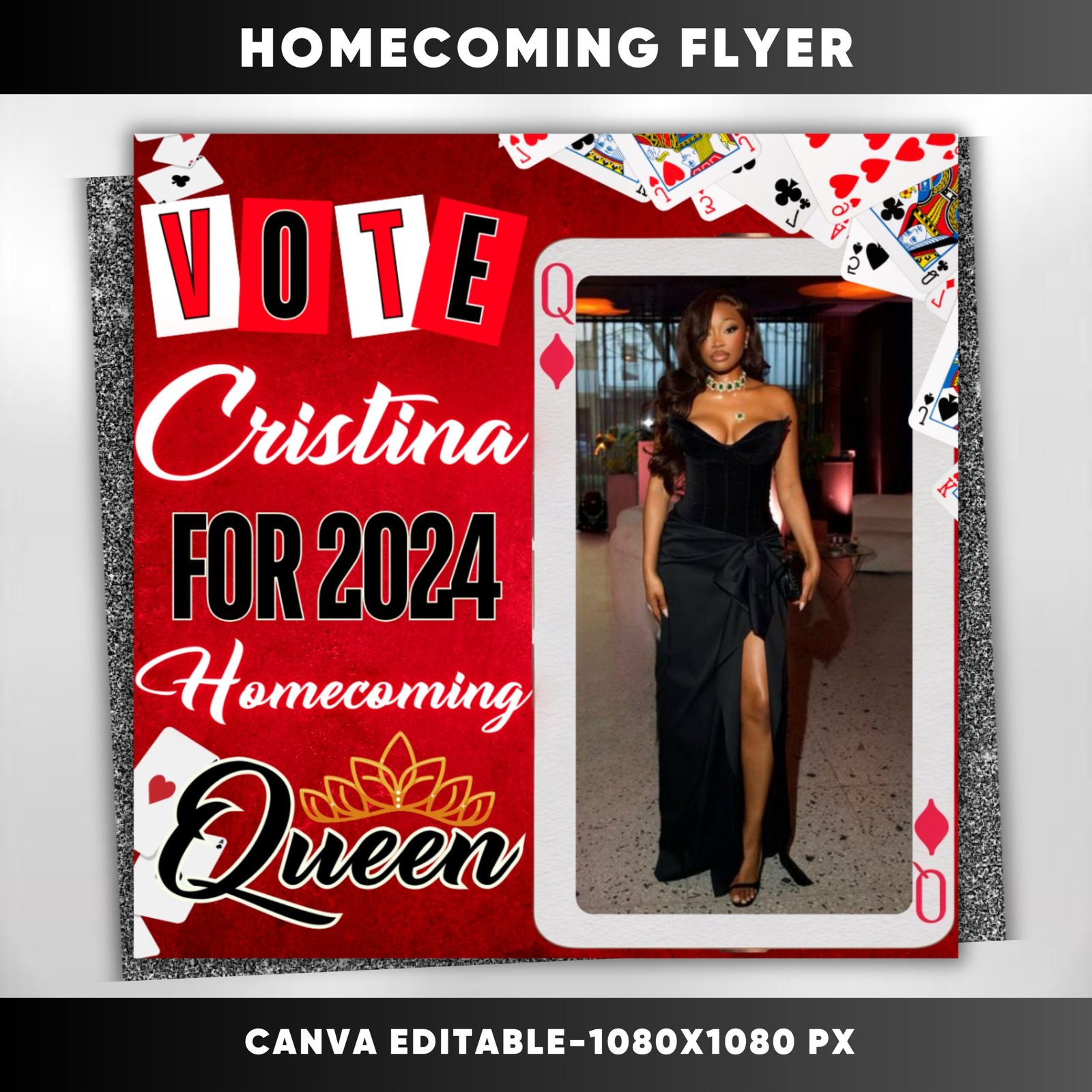 Homecoming Flyer Vote Homecoming Queen Flyer Campaign Flyer