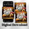 Auto Business Event flyer Car Show Event Invitation - Image 2