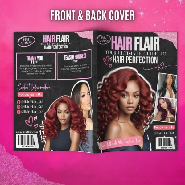 90s Magazine Template 90s Style Magazine Template For - Image 3