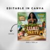 Luau Party Flyer Hawaiian Party Flyer Summer Beach - Image 3