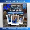 Trunk Party Flyer Graduation Party Invitation College Send