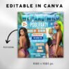 Wet And Wild Pool Party Flyer Summer Beach - Image 3