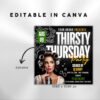 Thirsty Thursday Party Flyer Editable Thursdays Party Flyer - Image 3
