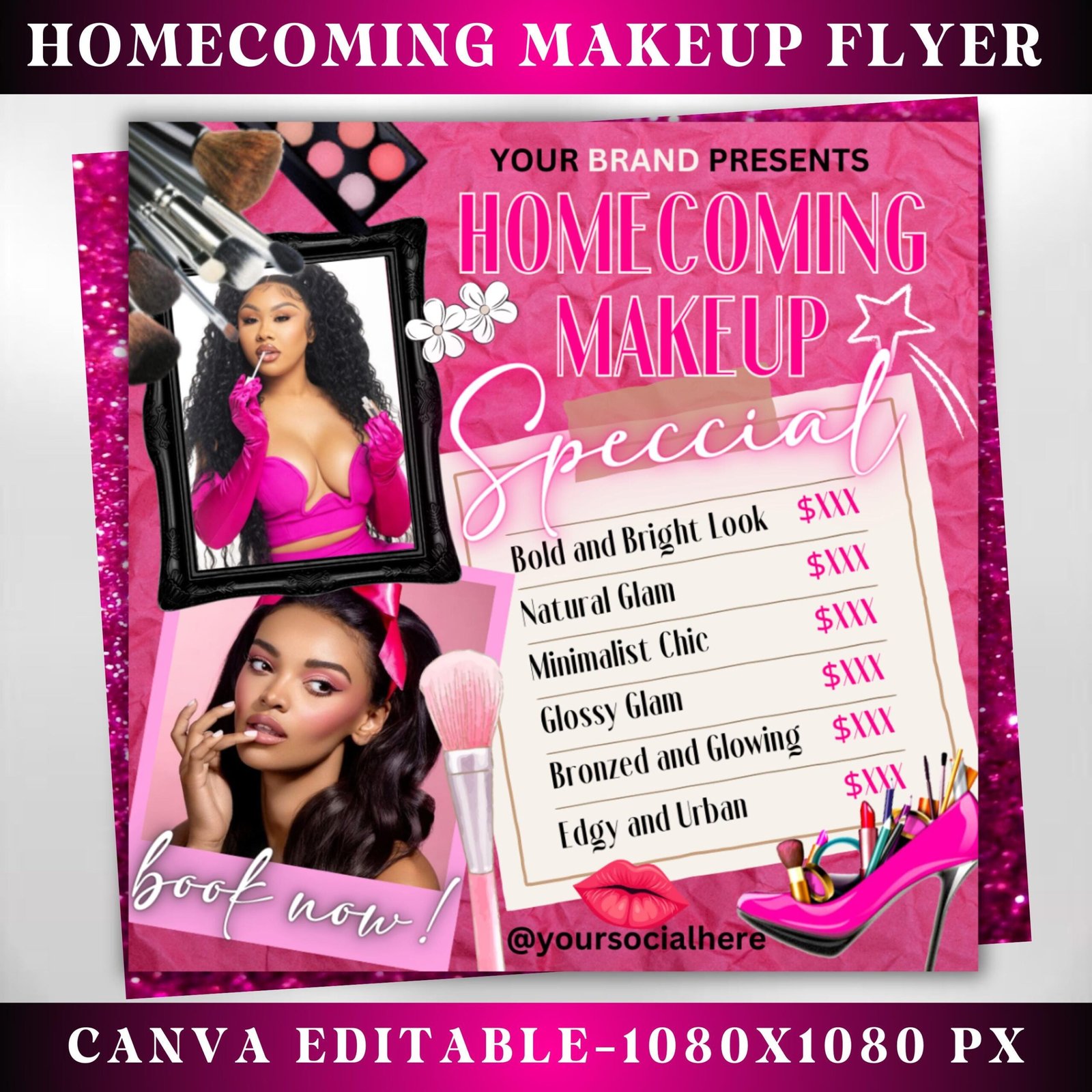 Homecoming Makeup Flyer Homecoming Flyer Campaign Flyer Class