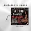 Tattoo Booking Flyer Tattoo Artist Tattoo Shop Flyer - Image 3