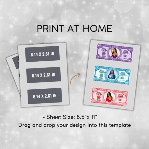 Homecoming Campaign Money Prom Queen Editable Fake Money - Image 6