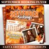 September Booking Flyer Fall Makeup Deals Appointment Flyer