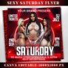 Sexy Saturday Flyer Nightclub Flyer Editable Saturday party