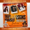 October Booking Flyer Halloween Hair Flyer October Books