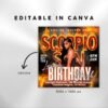 Animated Scorpio Birthday Flyer Birthday Girl Happy Birthday - Image 3