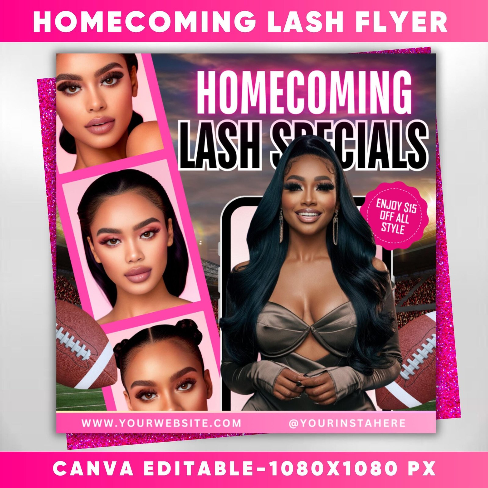 Homecoming Flyer Homecoming Lash Flyer Sale Flyer Lash