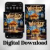 Whiskey Party Flyer Night Club Flyer DJ Party - Image 2