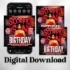 Scorpio Birthday Flyer Birthday Girl Happy Birthday Flyer - Image 2