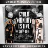 Cyber Monday Flyer Monday Special Sale Monday Bookings