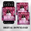Sagittarius Birthday Flyer Birthday Girl Happy Birthday Flyer - Image 2