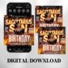 Sagittarius Birthday Flyer Birthday Girl Happy Birthday Flyer - Image 2
