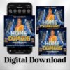 Editable Homecoming After Party flyer Canva template College - Image 2