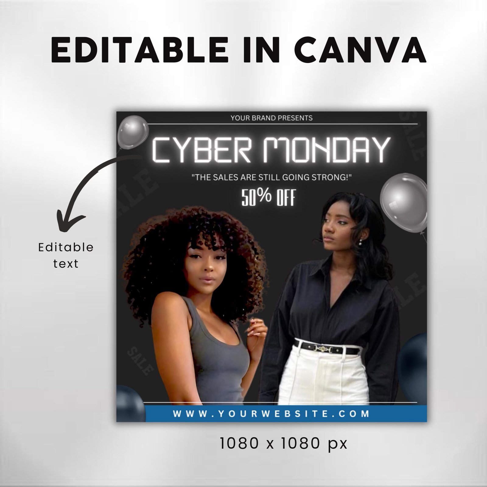 Cyber Monday Flyer Monday Special Sale Monday Bookings - Image 3
