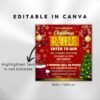 Christmas Raffle Giveaway Flyer DIY Holiday Flyer Giveaway - Image 3