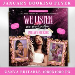 January booking flyer New Year Booking Flyer Holiday