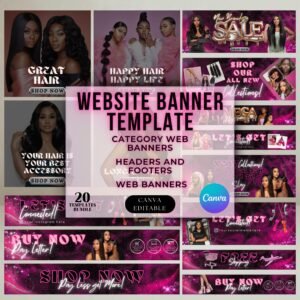 Website Banner Kit Website Headers Web Banners Squarespace