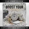 Tax Preparation Flyer Tax Flyer Tax Season Tax