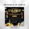Tax Prep Flyer Canva Template Tax Prep Instagram - Image 3